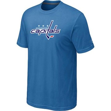 Men's Washington Capitals Big & Tall Logo T-Shirt - - Light Blue