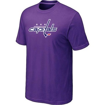 Men's Washington Capitals Big & Tall Logo T-Shirt - - Purple