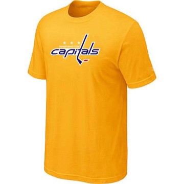 Men's Washington Capitals Big & Tall Logo T-Shirt - - Yellow