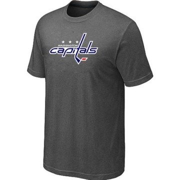 Men's Washington Capitals Big & Tall Logo T-Shirt - Dark - Grey