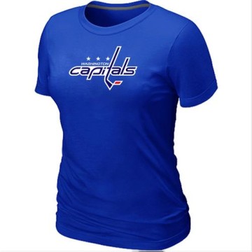 Women's Washington Capitals Big & Tall Logo T-Shirt - - Blue