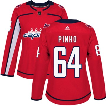 Authentic Adidas Women's Brian Pinho Washington Capitals ized Home Jersey - Red