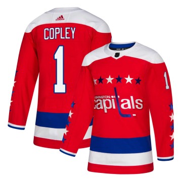 Authentic Adidas Youth Pheonix Copley Washington Capitals Alternate Jersey - Red