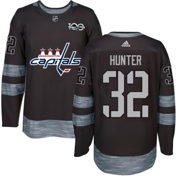Authentic Youth Dale Hunter Washington Capitals 1917-2017 100th Anniversary Jersey - Black