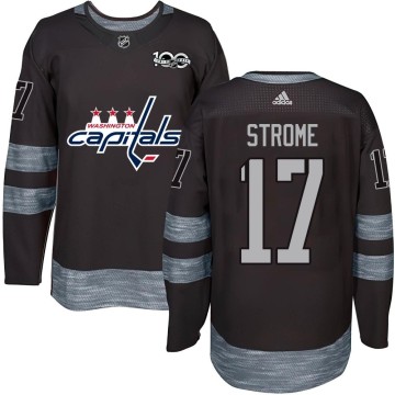 Authentic Youth Dylan Strome Washington Capitals 1917-2017 100th Anniversary Jersey - Black