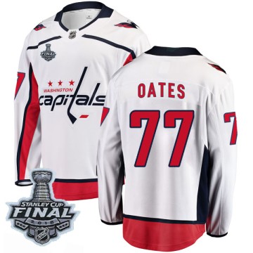 Breakaway Fanatics Branded Men's Adam Oates Washington Capitals Away 2018 Stanley Cup Final Patch Jersey - White