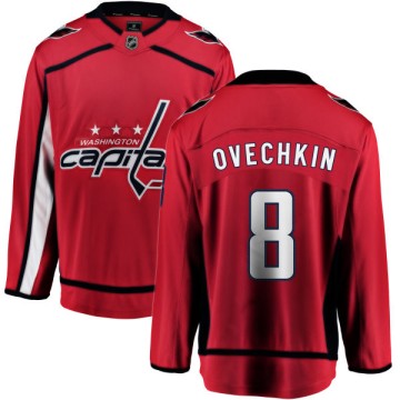 Breakaway Fanatics Branded Men's Alexander Ovechkin Washington Capitals Home Jersey - Red