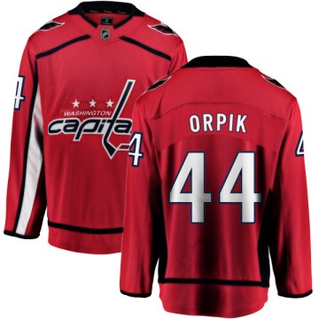 Breakaway Fanatics Branded Men's Brooks Orpik Washington Capitals Home Jersey - Red