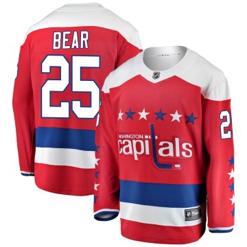 Breakaway Fanatics Branded Men's Ethan Bear Washington Capitals Alternate Jersey - Red