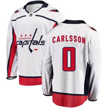 Breakaway Fanatics Branded Men's Gabriel Carlsson Washington Capitals Away Jersey - White