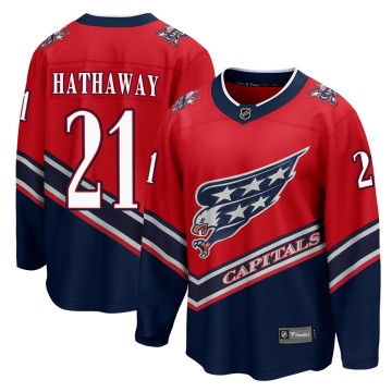 Breakaway Fanatics Branded Men's Garnet Hathaway Washington Capitals 2020/21 Special Edition Jersey - Red