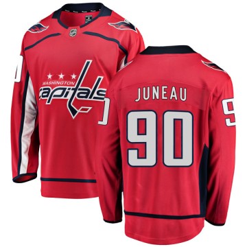 Breakaway Fanatics Branded Men's Joe Juneau Washington Capitals Home Jersey - Red
