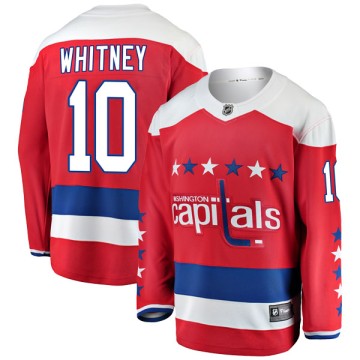 Breakaway Fanatics Branded Men's Joe Whitney Washington Capitals Alternate Jersey - Red
