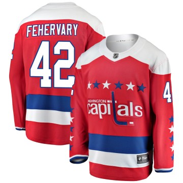 Breakaway Fanatics Branded Men's Martin Fehervary Washington Capitals Alternate Jersey - Red