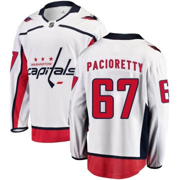 Breakaway Fanatics Branded Men's Max Pacioretty Washington Capitals Away Jersey - White