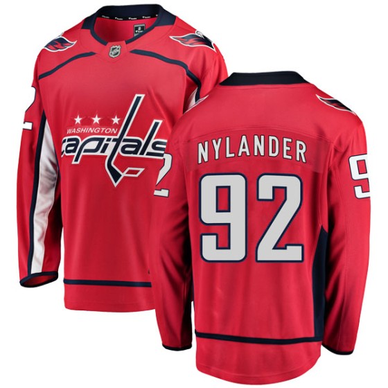 Breakaway Fanatics Branded Men's Michael Nylander Washington Capitals Home Jersey - Red