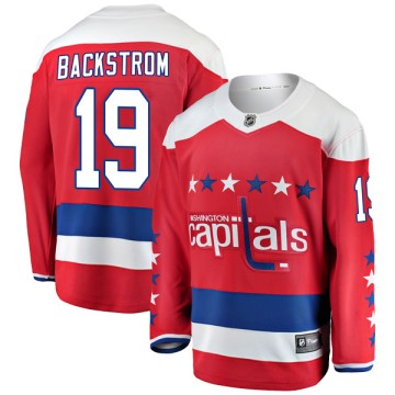 Breakaway Fanatics Branded Men's Nicklas Backstrom Washington Capitals Alternate Jersey - Red