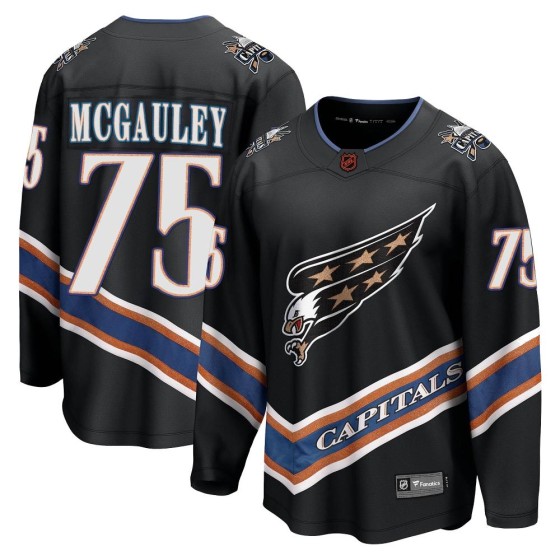 Breakaway Fanatics Branded Men's Tim McGauley Washington Capitals Special Edition 2.0 Jersey - Black