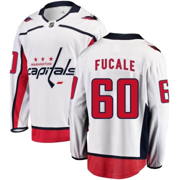 Breakaway Fanatics Branded Men's Zach Fucale Washington Capitals Away Jersey - White