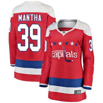 Breakaway Fanatics Branded Women's Anthony Mantha Washington Capitals Alternate Jersey - Red