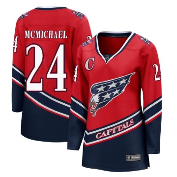 Breakaway Fanatics Branded Women's Connor McMichael Washington Capitals 2020/21 Special Edition Jersey - Red