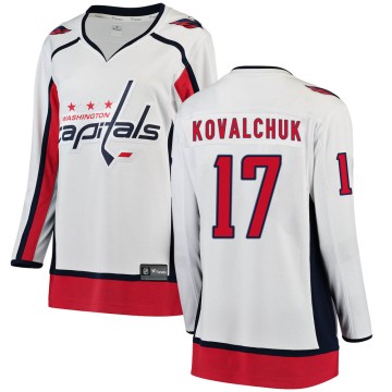 Breakaway Fanatics Branded Women's Ilya Kovalchuk Washington Capitals ized Away Jersey - White