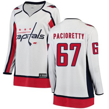 Breakaway Fanatics Branded Women's Max Pacioretty Washington Capitals Away Jersey - White