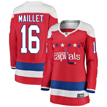 Breakaway Fanatics Branded Women's Philippe Maillet Washington Capitals ized Alternate Jersey - Red
