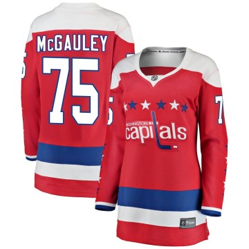 Breakaway Fanatics Branded Women's Tim McGauley Washington Capitals Alternate Jersey - Red