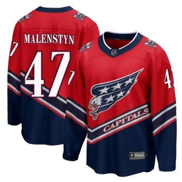 Breakaway Fanatics Branded Youth Beck Malenstyn Washington Capitals 2020/21 Special Edition Jersey - Red