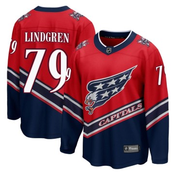 Breakaway Fanatics Branded Youth Charlie Lindgren Washington Capitals 2020/21 Special Edition Jersey - Red