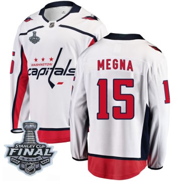 Breakaway Fanatics Branded Youth Jayson Megna Washington Capitals Away 2018 Stanley Cup Final Patch Jersey - White